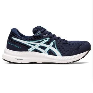 ASICS Gel Contend 7 Navy Blue Teal Running Shoes Women’s